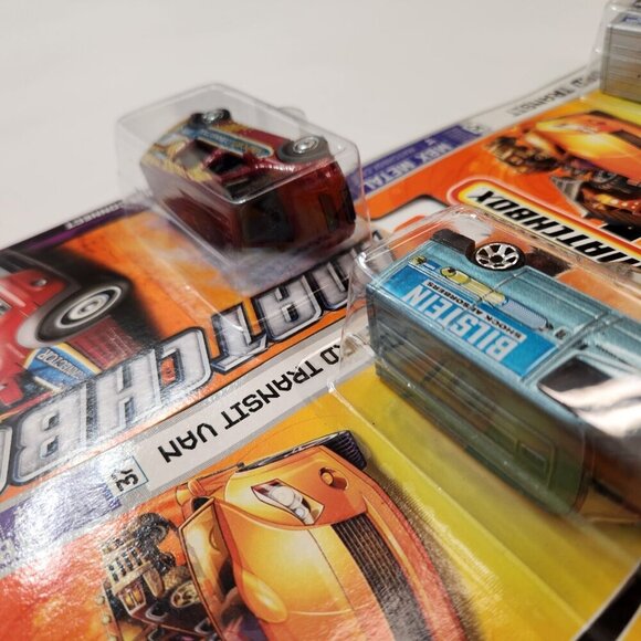 Matchbox Ford Transit Vans Taxi MBX Metal Diecast Cars Lot of 5 New MOC - Picture 9 of 16